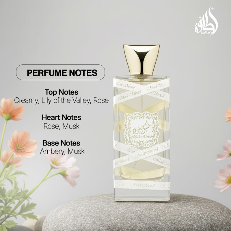 Lattafa Musk Mood for Unisex Eau de Parfum Spray, 3.4