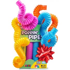 BUNMO Stocking Stuffers For Kids - Pop Tubes - Sensory Toys - Stocking Stuffers