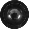 Black 6-5/8" Fence Cap - Pressed Steel Power Coated