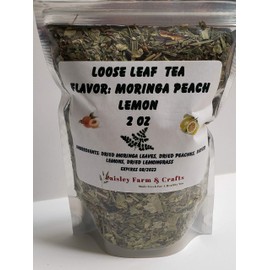 Moringa Loose Leaf Tea - Variety of Flavors! (Moringa, 4 Oz)