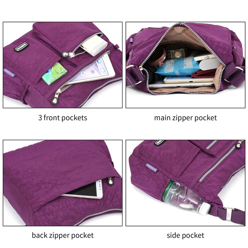 NOTAG Women's Shoulder Bag, Lightweight Multiple Pockets, Shoulder Bag, Women's