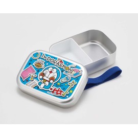 Skater ALB5NV-A Doraemon Bento Box, Sticker, 12.5 fl oz (370 ml), Aluminum, Compatible with Insulated Boxes, For Kids, Made in Japan