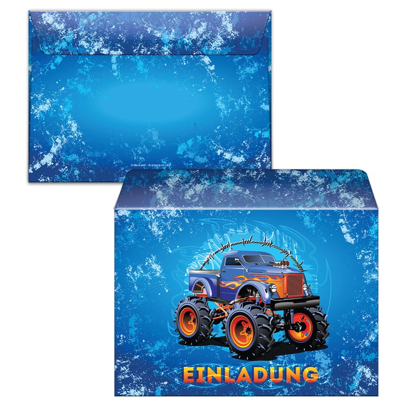 JuNa-Experten 12 Invitation Cards for Children's Birthday Parties Adults Boys