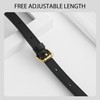 Genuine Vachetta Leather Purse Straps Replacement Crossbody, Adjustable Bag Strap