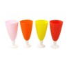 Tupperware Expressions Ice Cream Dessert Cocktail Cup (4) rose+yellow+red+orange FBA