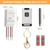 briidea Feeder Activator Remote Control, Compatible with 6-24 VDC Feeders,