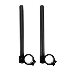 VOBOR Clip On Handlebars - Universal 41mm Metal Motorbike Handlebars, Separable Handlebars Adjustable Motorbike Accessories