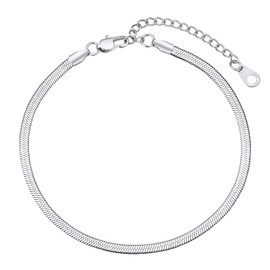 FindChic Snake Chain Anklet Womens Anklets Jewelry Ankle Bracelets for Women Waterproof Anklet