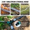 Apgooface Sprinkler Hose with Holes 75 Ft (25 ft 3pack),