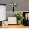 Ludapp Clip-On Security Mirror, 360° Adjustable Convex Desk Rear View