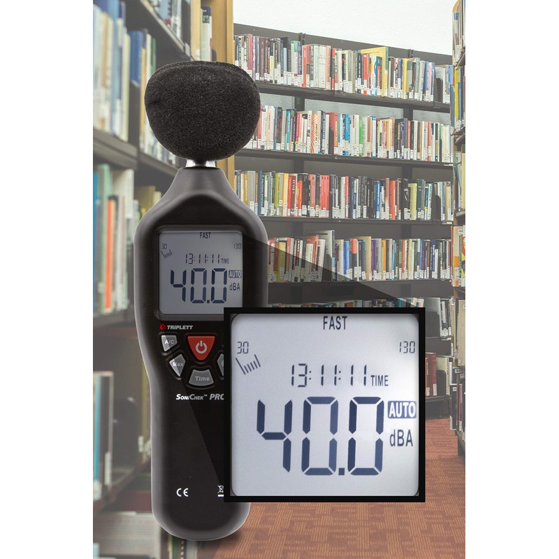 Triplett 3550 SoniChek PRO Professional Decibel Sound Level Meter -