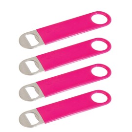 Thirsty Rhino Rubber Coated Suma Bottle Opener (Set of 4) (Pink)
