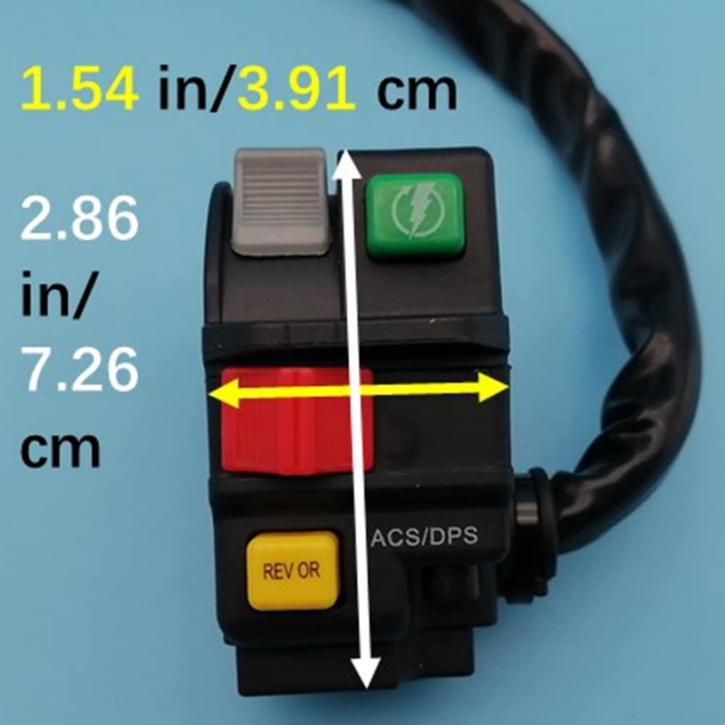 Tuzliufi Left Handlebar Engine Start Stop Light Kill Handle Switch