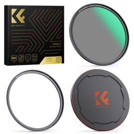 K&F Concept 49mm Magnetic ND8 Lens Filter with Adapter Ring+ Alloy Lens Cap, 3 stops Optical Glass ND for DSLR Cameras (Nano-X Series)
