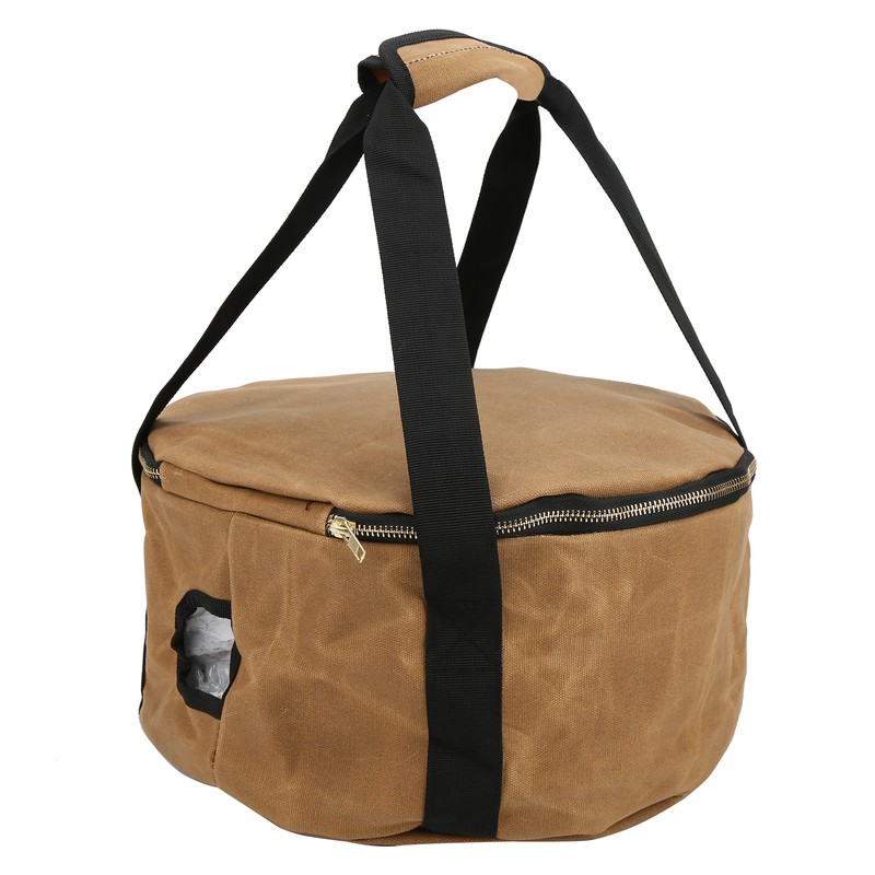 Camping Pot Storage Bag Travel Portable Dustproof Cast Iron Pan