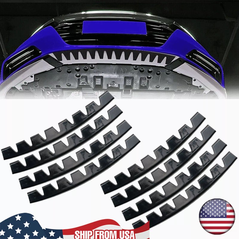 XUKEY 8PCS Universal Car Bumper Guard Anti—Scratch Kit Scrape Protector