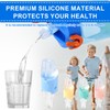 BOXOB 4pcs Bite Valve Replacement for Zak Designs Water Bottle,