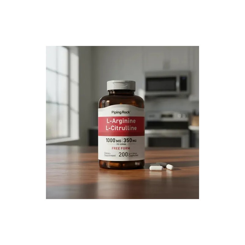 Arginina 1000mg Citrulina 350mg Con 200 Caps Hecho En Usa