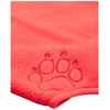 Jack Wolfskin BAKSMALLA Unisex Children's Fleece Loop Scarf, Tulip Red