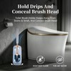 Toilet Brush and Holder Set, Toilet Bowl Brush with Long
