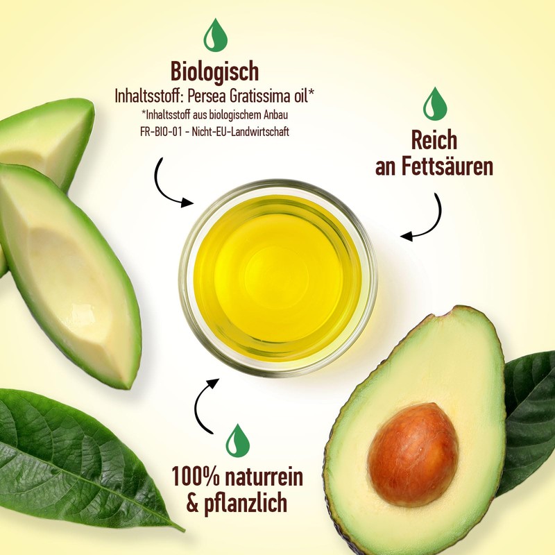 Avocado Oil Organic 250 ml - 100% Organic, Pure, Natural