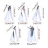 5 Pieces Russian Stainless Steel Piping Nozzles, Various Shapes, DIY