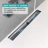 BARONAGE 48 Inch Linear Drain Shower Rectangular Floor Drain with