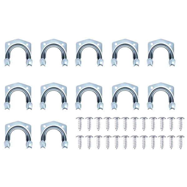 CENPEK 12 Pieces Garden Tool Holder Hooks Wall Mounted Tool