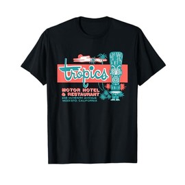 Tropics Motor Hotel / Hawaiian Style / Tiki Bar / 50s Style T-Shirt