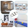 PATIKIL Flush Mount Bracket 43x19mm, 2 Pairs Interlocking Hanging Buckle