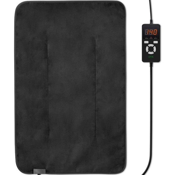 UTK Ultra-Soft Heating Pad for Pain Relief, Heat Pad for Back, Neck,Knee - XXL [36"x24"], Auto Shut Off, Adjustable Temp and Memory Function