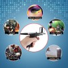 Airbrush Kit,Multi-Purpose 2 Cups Side Feed Spray Gun Trigger Airbrush