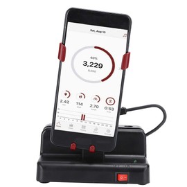 Tnfeeon Mobile Phone Shaker Cellphone Pedometer Automatically Left Right Swing Steps Counter 6.1 x 4.6in (Dark Red)