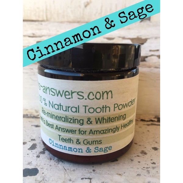 Earth's Answers Natural Remineralizing Earth Clay Whitening Tooth Powder, Toothpaste