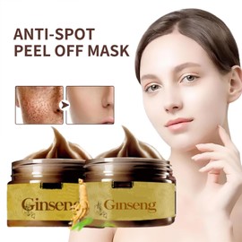 Hana Ginseng Face Mask,2024 New Korean Hana Ginseng Peel off Face Mask,Herbal Refining Peel-Off Facial Mask,Ginseng Mask Korean,Hana Ginseng Mask For Shrink Pores Improve Skin Vitality (1)