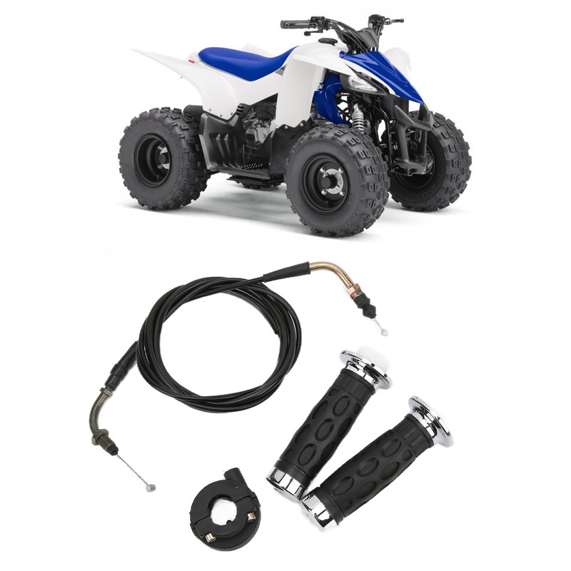 7/8in Twist Throttle Grips with Cable Housing Holder for GY6