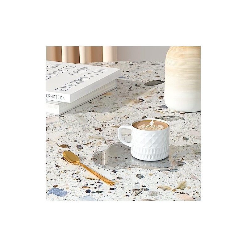 Irregular Acrylic Coasters - Clear Cloud Shape Drink Coasters