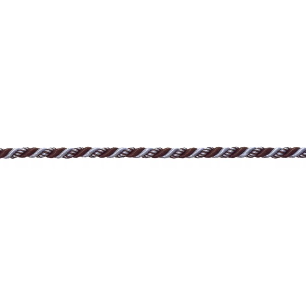 DÉCOPRO Brown Ice Blue 3/16" Decorative Rope Cord Mocha Ice