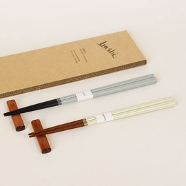 Couples Chopsticks Rest Corte Pair Wooden Chopsticks Set Japanese Made in Japan Gift Present