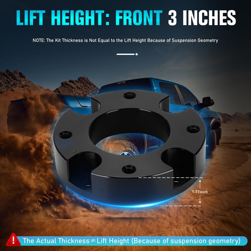 Front 3" Lift Kit Leveling Lift Kit Fit for Toyota