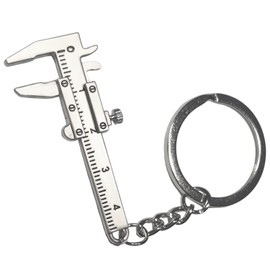 Small Calliper Keyring - Fun Measuring Tool for Craftsmen, DIY, Technicians and Practical Gift