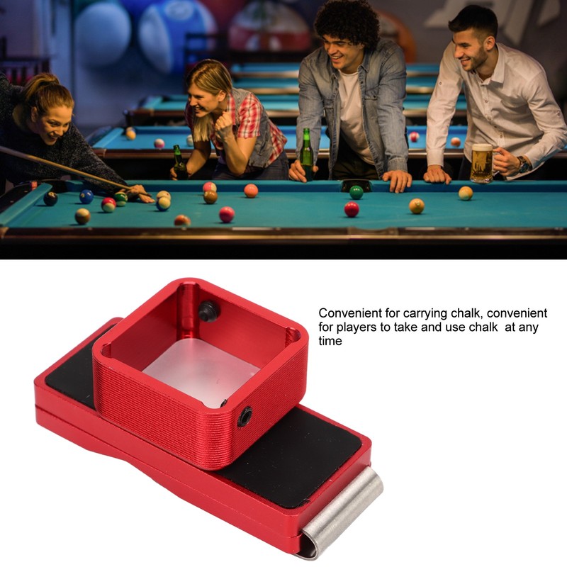 Multifunction Magnetic Chalk Clip Chalk Holder Portable Billiard Pool Cue