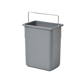 Hailo 8.5 L Replacement Bin 1094089 Grey Waste Bin Inner Bin with Handle