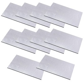 Saki&Masa Thermal Insulation Sheet, Set of 10, Car Insulation Mat, Insulation, Soundproofing, Sound Insulation, Sound Absorption, Deadening Sheet (Silver, 9.8 x 7.1 x 0.2 inches (250 x 180 x 5 mm)