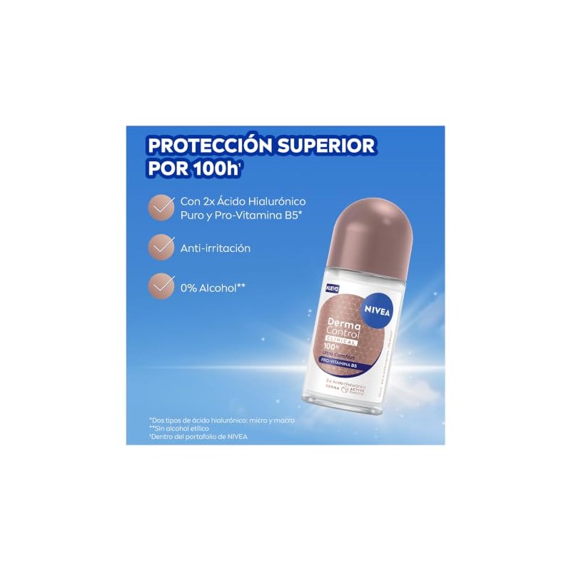 NIVEA ROLL-ON DERMA CONTROL CLINICAL 50ML