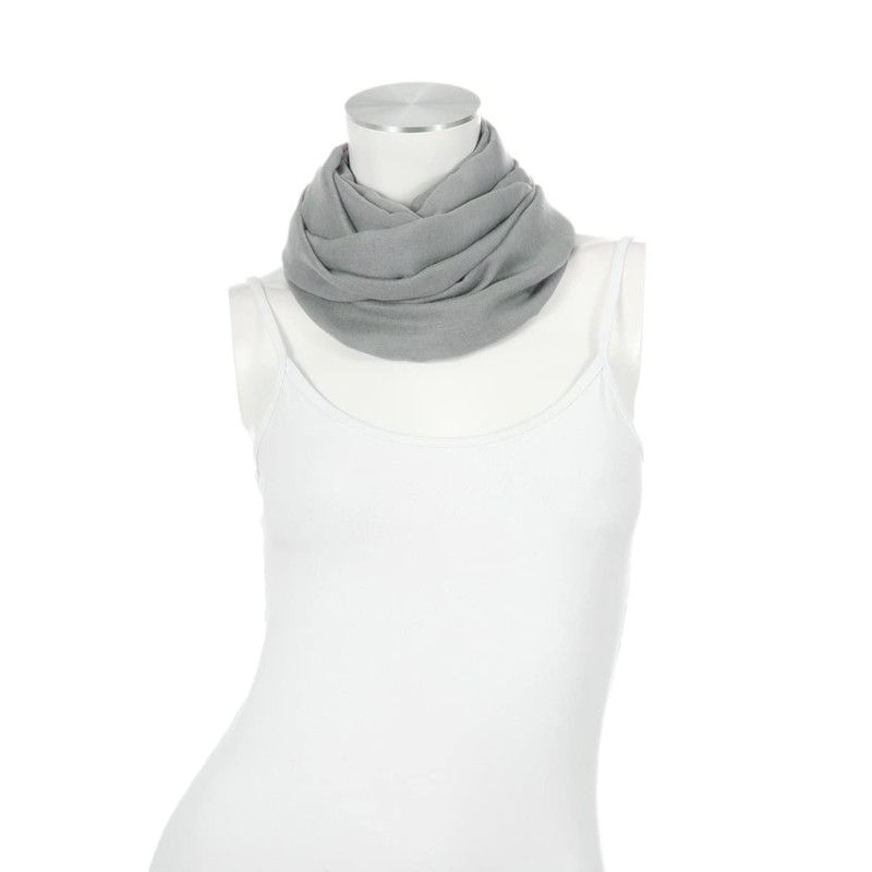 Majea Women’s Narrow Loop Alice Scarf, Spring Shawl, Tube Scarf,