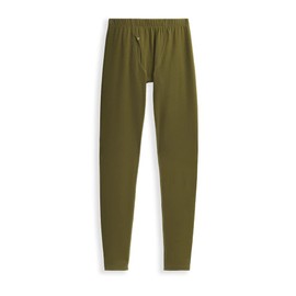 Ibex Men's Merino Woolies Tech Base Layer Bottoms, Olive, X-Large