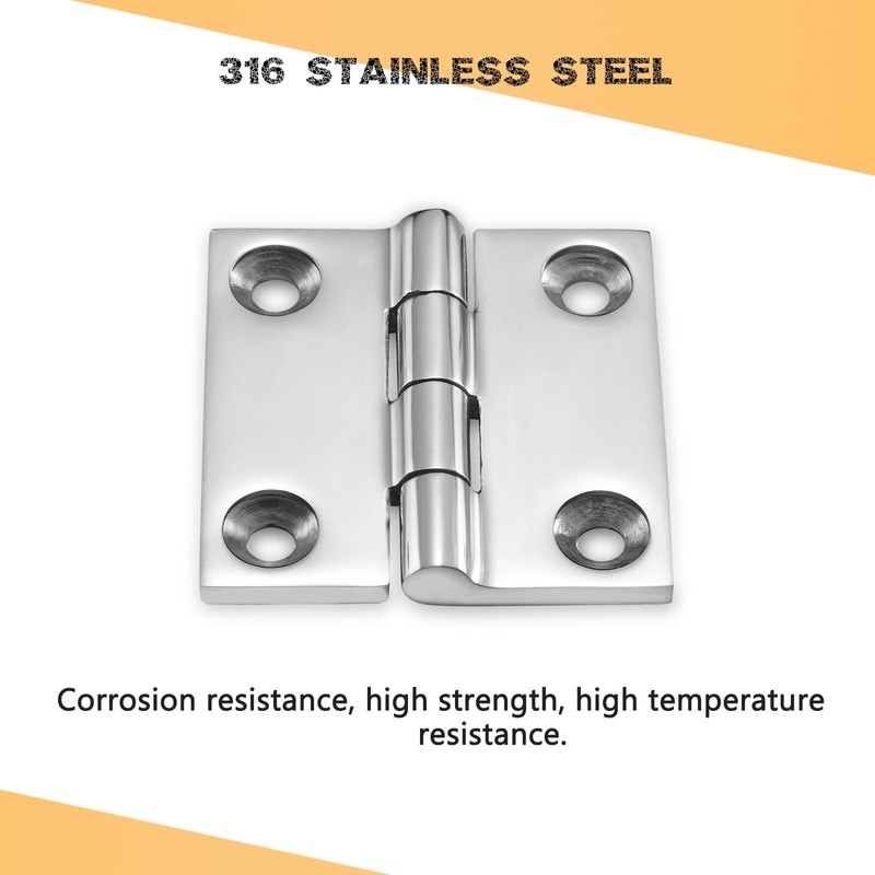 DIALESHU Heavy Duty Marine Boat Hatch Hinges 316 Stainless Steel,