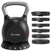 HXD-ERGO Adjustable Kettlebell Weight Set-Quickly Adjusts 7 Weights,Ergonomic kettlebell sets