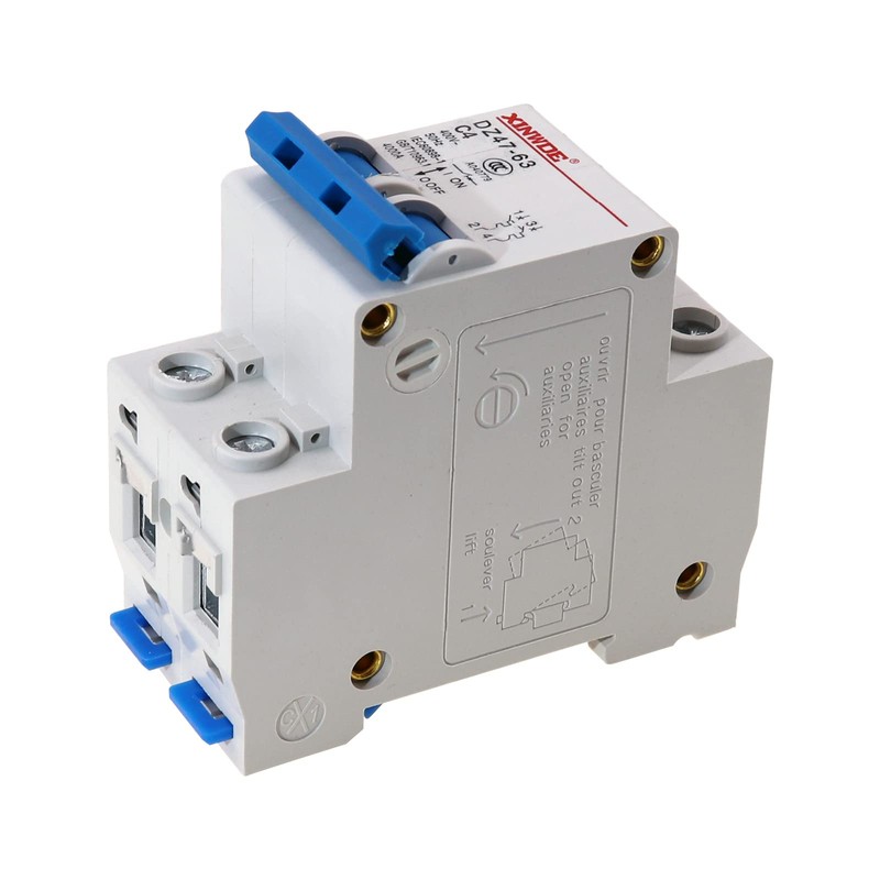 RKURCK 2 Pole 400V Low-voltage Miniature Circuit Breaker 4A Din